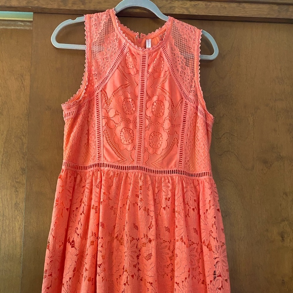Fusia Geometric Dress